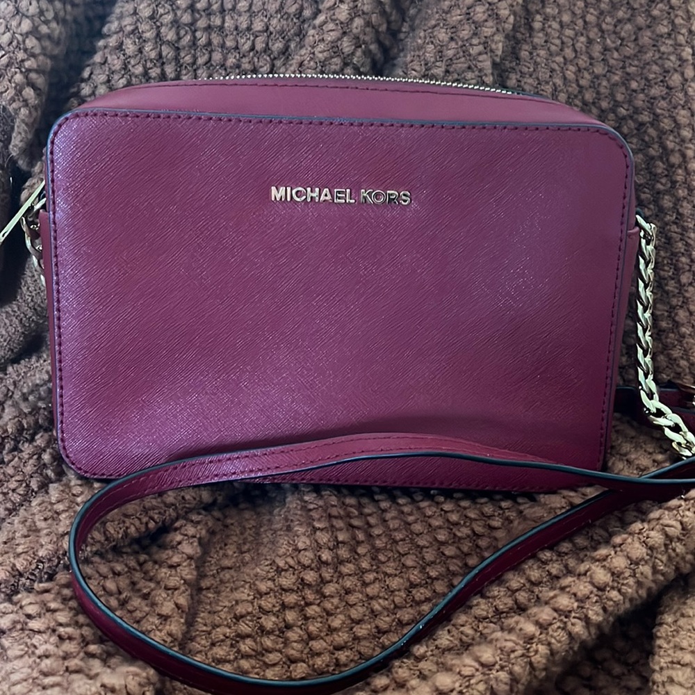 Red Michael Kors Crossbody Bag